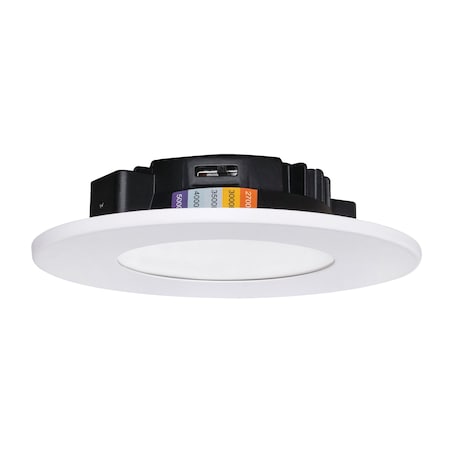 Afx Connor 4'' LED Flush Mount, White CNRF04LAJD1WH